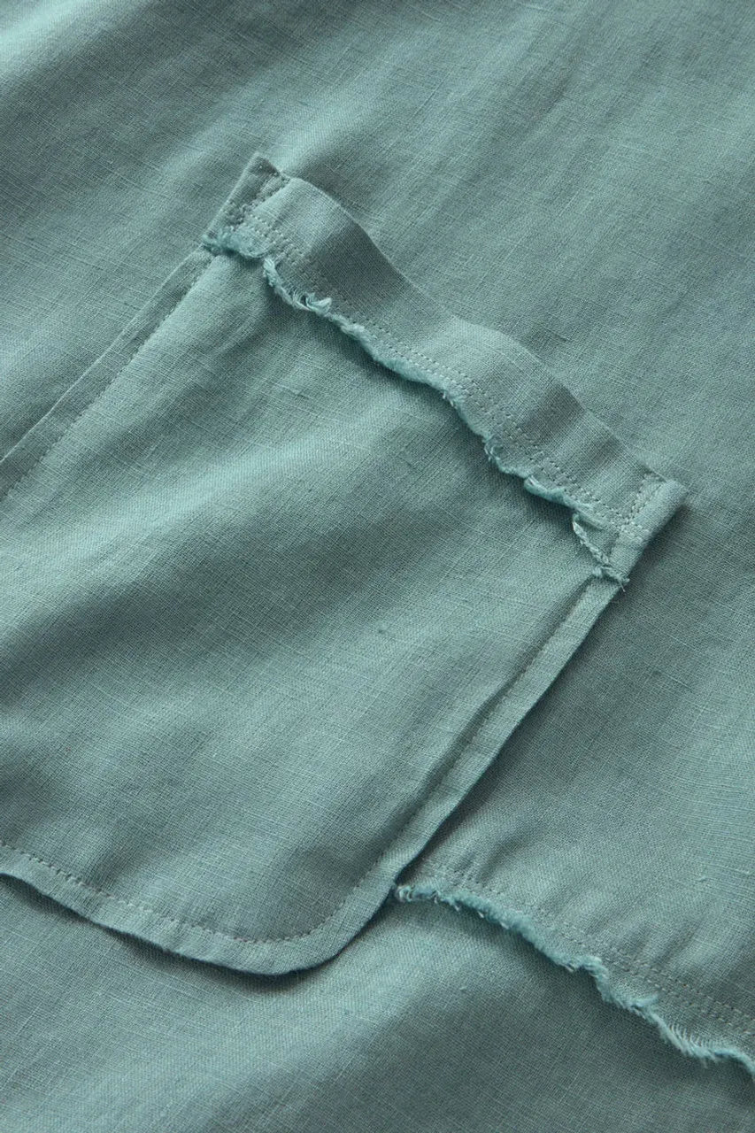 Oversized Linen Pocket Tunic