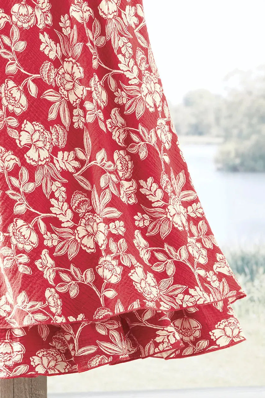 Garden Delight Gauze Dress