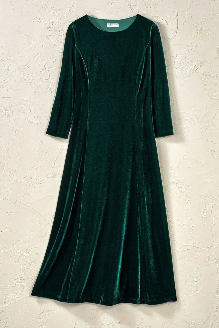 Stretch Velvet Dress